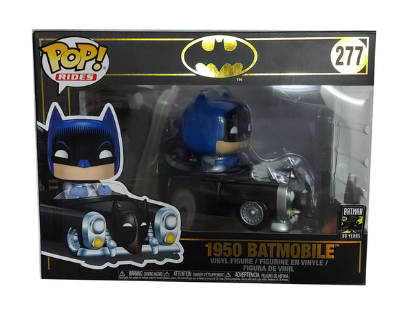 Embalagem Frente - Pop! Rides - Batmobile e Batman de 1950 - CrossOversPT