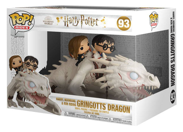  Harry Potter POP! Rides - Dragon, Harry, Ron & Hermione