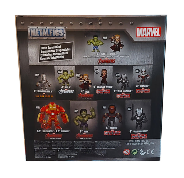 Embalagem Traseira - Marvel - Avengers Age of Ultron Hulkbuster e Iron Man - CrossOversPT
