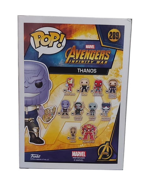 Embalagem Traseira - Avengers Infinity War Pop! - Thanos - CrossOversPT
