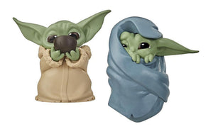 Figuras - Star Wars Mandalorian Bounty Collection - The Child Sipping Soup e The Child Blanket-Wrapped (Baby Yoda) - CrossOversPT